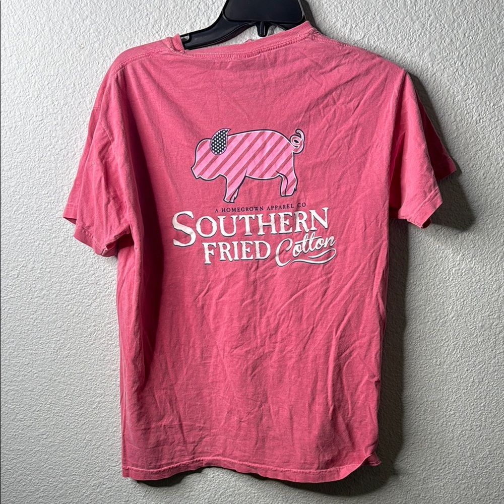 Southern Fried Cotton youth Short Sleeve Tee - Vibrant Pink